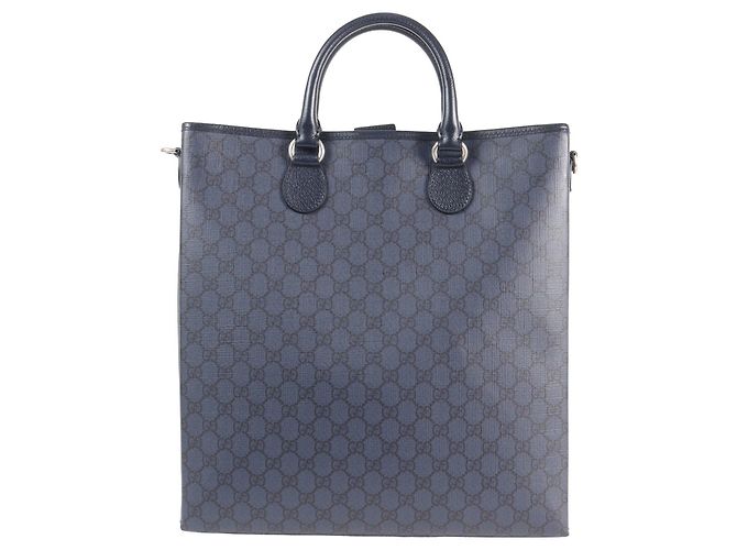 Borsa Tote Gucci Ophidia GG Medium Blu - vista 4