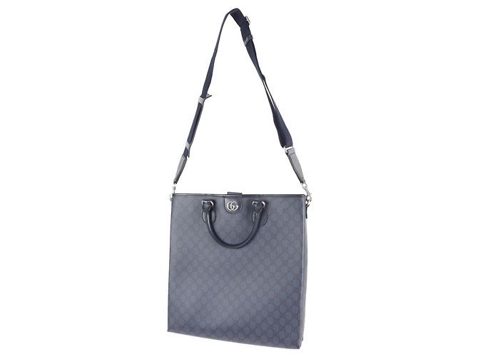 Borsa Tote Gucci Ophidia GG Medium Blu - vista 5