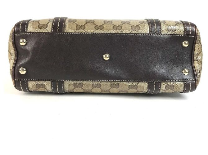 Borsa Mini Boston Gucci Hysteria Beige Marrone scuro - vista 5