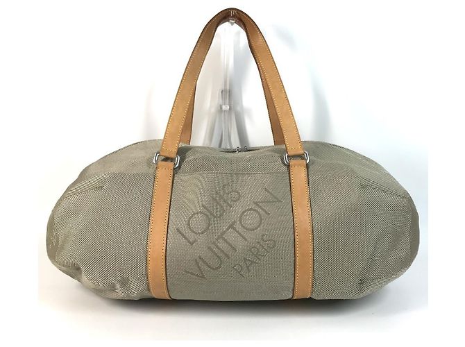 Bolsa de Ombro Louis Vuitton Damier Geant Akatan Caqui - vista 2