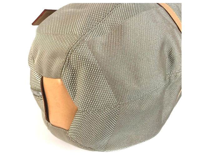 Bolsa de Ombro Louis Vuitton Damier Geant Akatan Caqui - vista 7