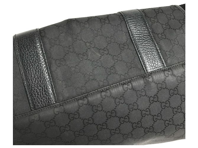 Borsa a tracolla Gucci Logo GG Crossbody Flap Pouch Nero - vista 16