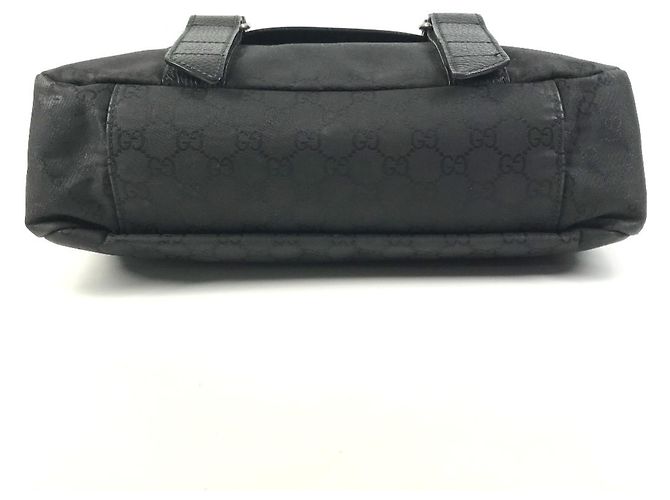 Borsa a tracolla Gucci Logo GG Crossbody Flap Pouch Nero - vista 5