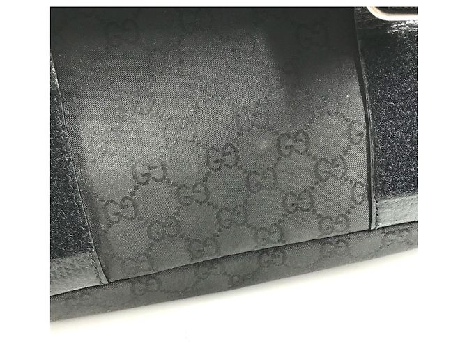 Borsa a tracolla Gucci Logo GG Crossbody Flap Pouch Nero - vista 9