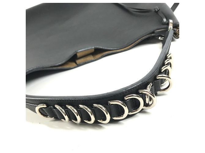 Borsa Hobo Chain Fortune Loewe 326.62.P66 Nero - vista 16