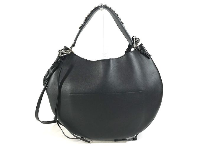 Borsa Hobo Chain Fortune Loewe 326.62.P66 Nero - vista 2
