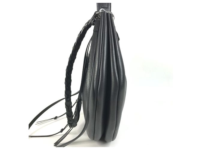 Borsa Hobo Chain Fortune Loewe 326.62.P66 Nero - vista 3