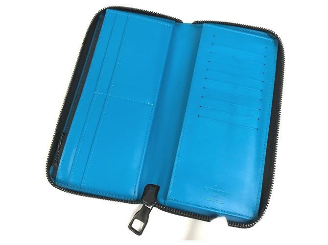 Louis Vuitton Taurillon Blue Langbeutel Blau - Ansicht 10