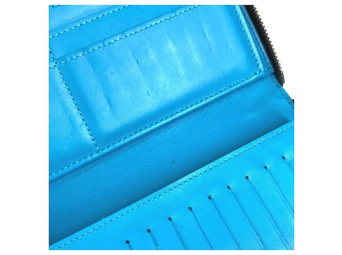 Louis Vuitton Taurillon Blue Langbeutel Blau - Ansicht 16