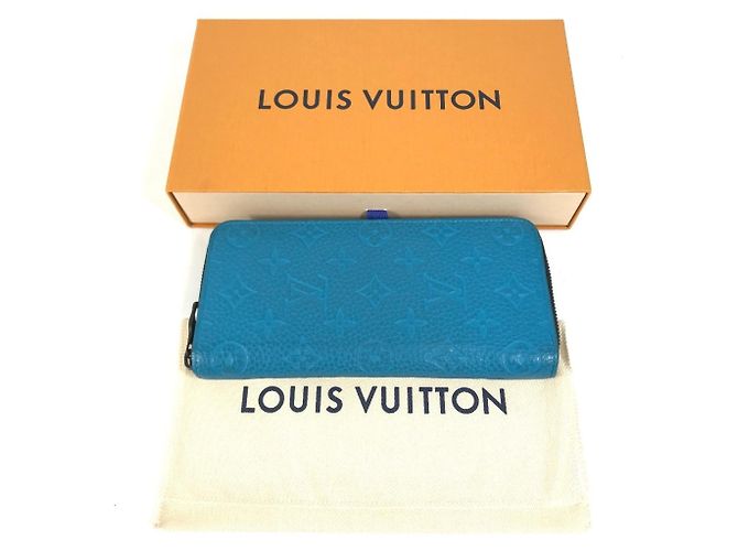 Louis Vuitton Taurillon Blue Langbeutel Blau - Ansicht 17