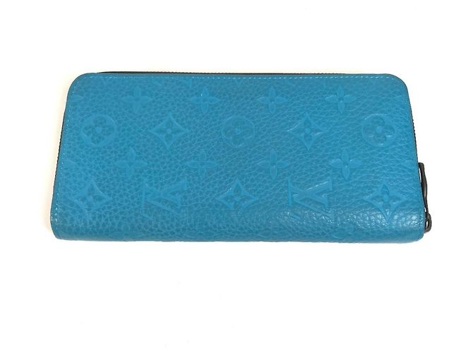 Louis Vuitton Taurillon Blue Langbeutel Blau - Ansicht 2