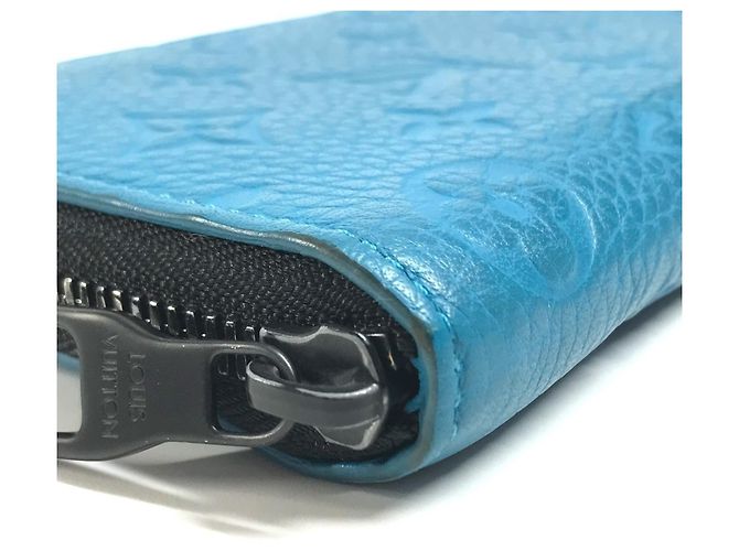 Louis Vuitton Taurillon Blue Langbeutel Blau - Ansicht 7
