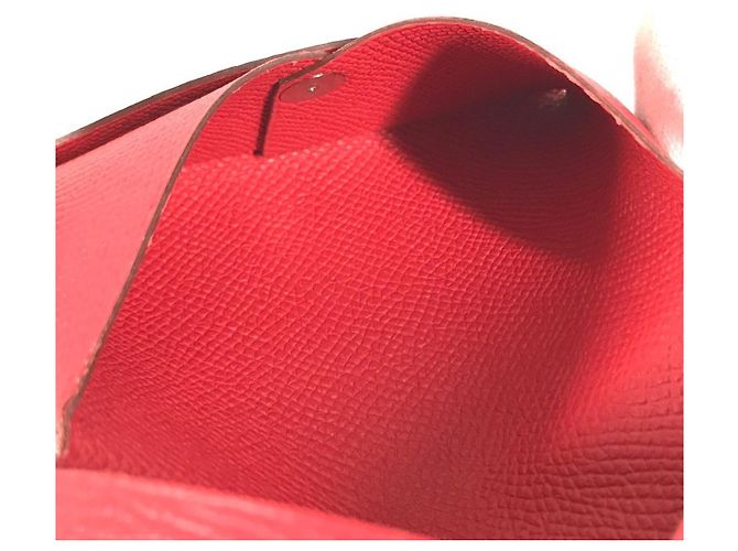 Hermès Tarjetero Hermes Calvi Roja - vista 10