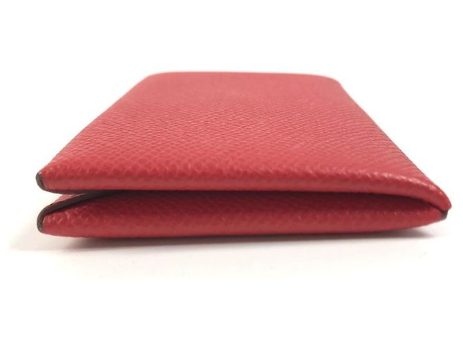 Hermès Tarjetero Hermes Calvi Roja - vista 3