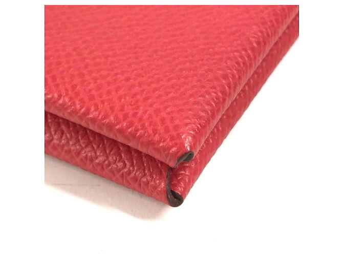 Hermès Tarjetero Hermes Calvi Roja - vista 6
