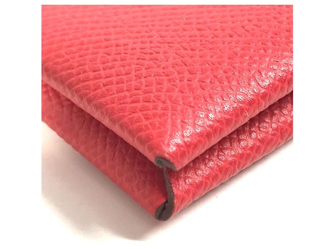 Hermès Tarjetero Hermes Calvi Roja - vista 7
