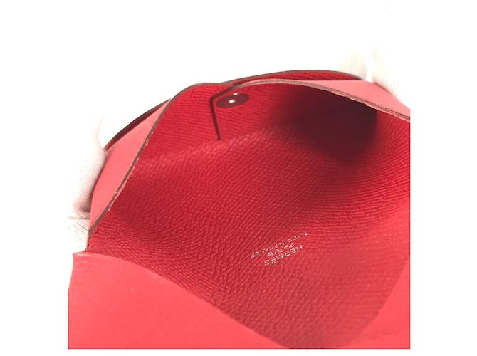 Hermès Tarjetero Hermes Calvi Roja - vista 9