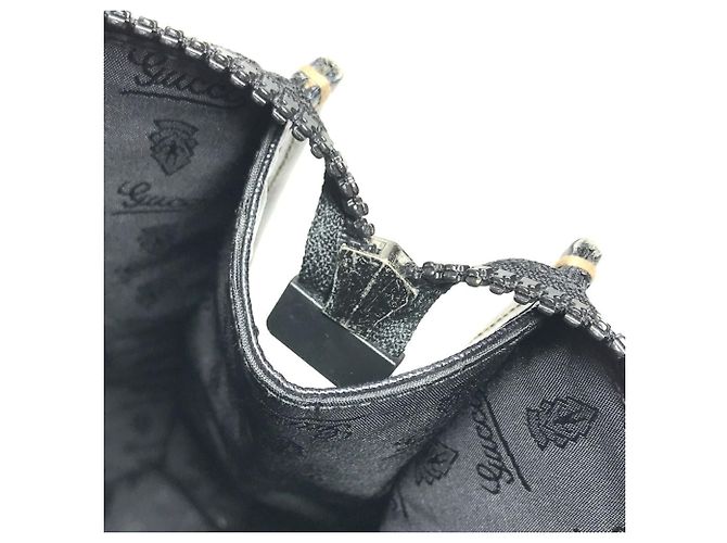 Borsa a Tracolla Tote Gucci Hysteria Black Nero - vista 16