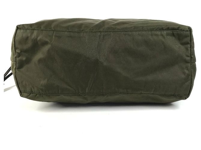 Borsa Tote/Borsa a Tracolla Prada Triangle Logo Rosso Cachi - vista 5
