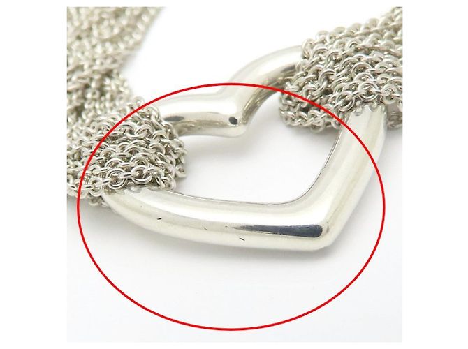 Tiffany & Co Bracciale a catena Tiffany Open Heart con chiusura a T - vista 3