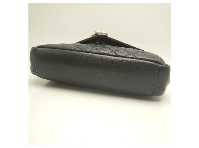 Borsa a tracolla in pelle nera Yves Saint Laurent - vista 14
