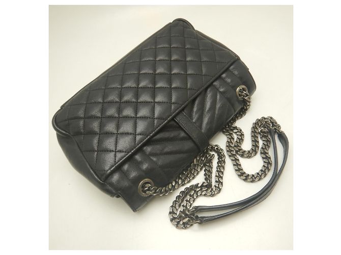 Borsa a tracolla in pelle nera Yves Saint Laurent - vista 3