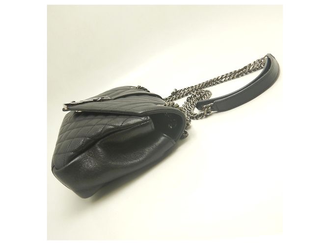 Borsa a tracolla in pelle nera Yves Saint Laurent - vista 4