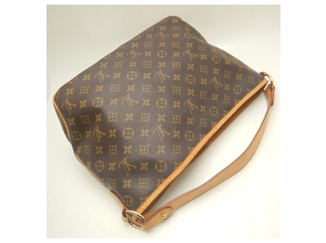 Borsa a tracolla Louis Vuitton Monogram Delightful PM M50154 Marrone - vista 3