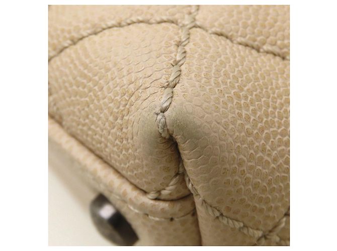 Borsa Chanel Matelassé Coco Handle 24 XS Beige - vista 18