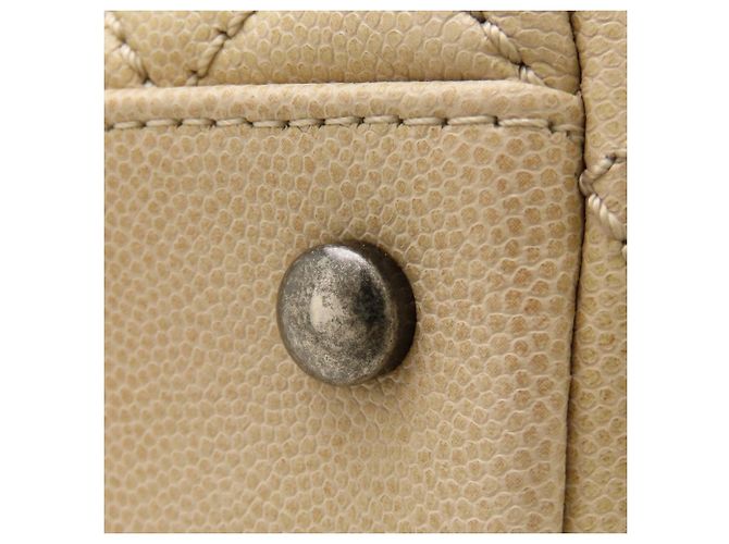 Borsa Chanel Matelassé Coco Handle 24 XS Beige - vista 20