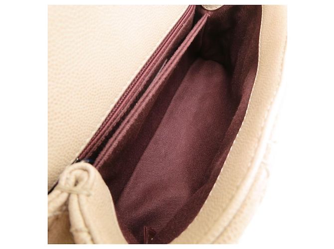 Borsa Chanel Matelassé Coco Handle 24 XS Beige - vista 6