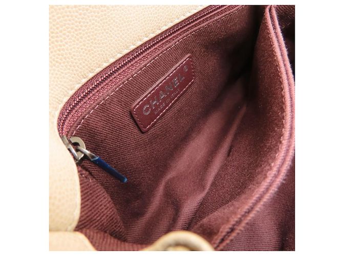 Borsa Chanel Matelassé Coco Handle 24 XS Beige - vista 7