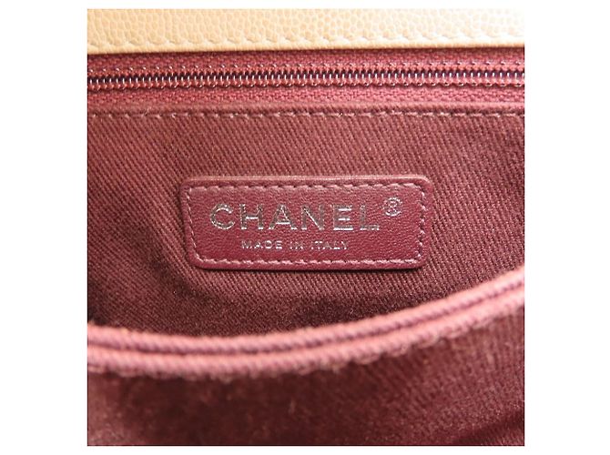 Borsa Chanel Matelassé Coco Handle 24 XS Beige - vista 8