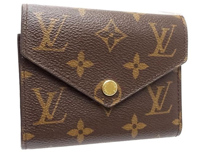 Portafoglio Louis Vuitton Monogram Tri-fold Marrone - vista 3