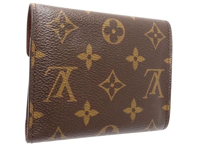 Portafoglio Louis Vuitton Monogram Tri-fold Marrone - vista 4