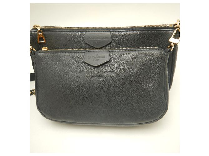 Louis Vuitton Monogram Empreinte Multi Pochette Accessoires Shoulder Bag - Noir Negro - vista 7