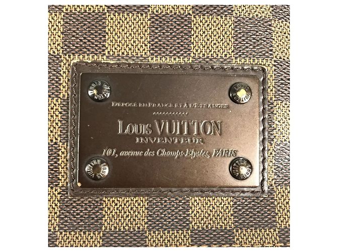 Borsa a tracolla Louis Vuitton Damier Brooklyn PM Marrone Damier ebene - vista 10