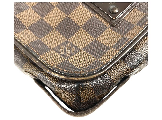 Borsa a tracolla Louis Vuitton Damier Brooklyn PM Marrone Damier ebene - vista 13