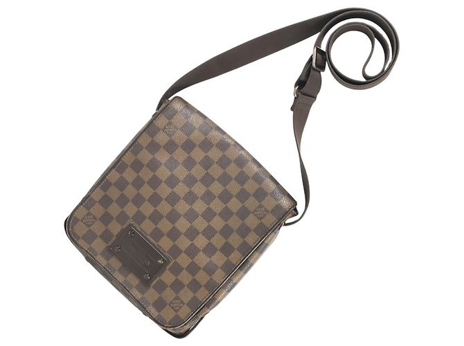Borsa a tracolla Louis Vuitton Damier Brooklyn PM Marrone Damier ebene - vista 6