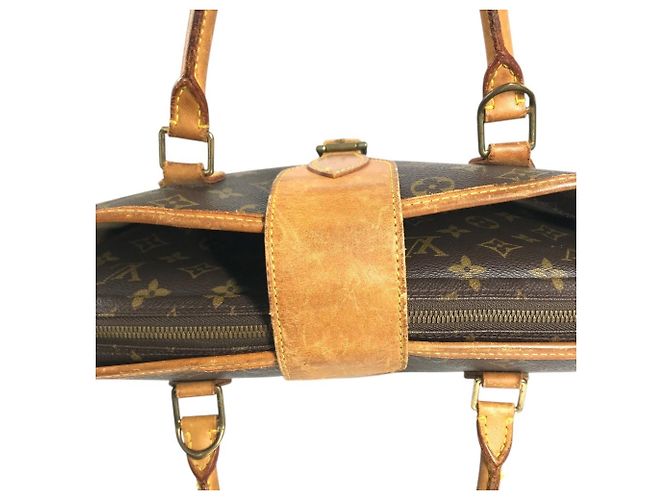 Borsa Louis Vuitton Monogram Rivoli Marrone - vista 9