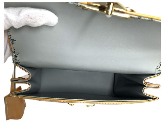 Borsa Louis Vuitton Monogram Vernis Spring Street Grigio - vista 11