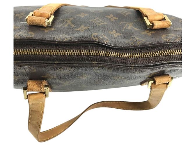 Borsa Cabas Mezzo Monogram Louis Vuitton Marrone - vista 11