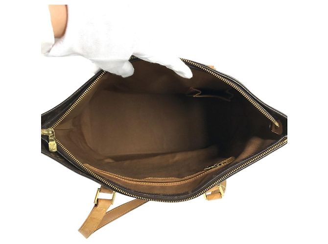 Borsa Cabas Mezzo Monogram Louis Vuitton Marrone - vista 12