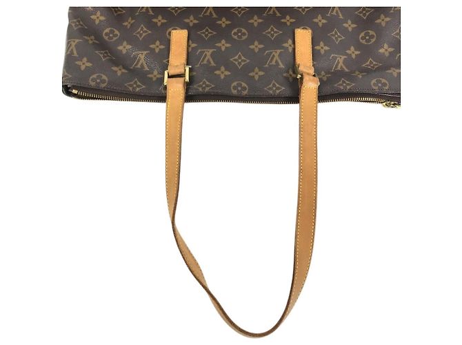 Borsa Cabas Mezzo Monogram Louis Vuitton Marrone - vista 14