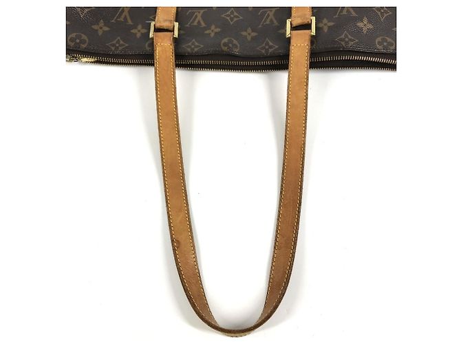 Borsa Cabas Mezzo Monogram Louis Vuitton Marrone - vista 16