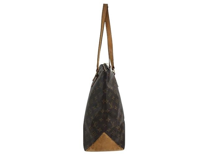 Borsa Cabas Mezzo Monogram Louis Vuitton Marrone - vista 3