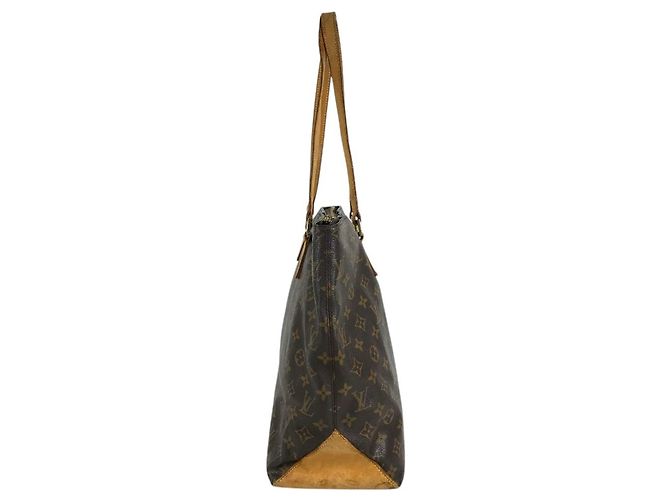 Borsa Cabas Mezzo Monogram Louis Vuitton Marrone - vista 4