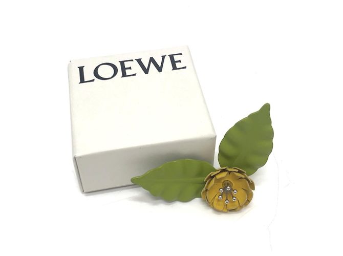 Spilla a fiore Loewe Primavera/Estate 2026 Verde Giallo - vista 12
