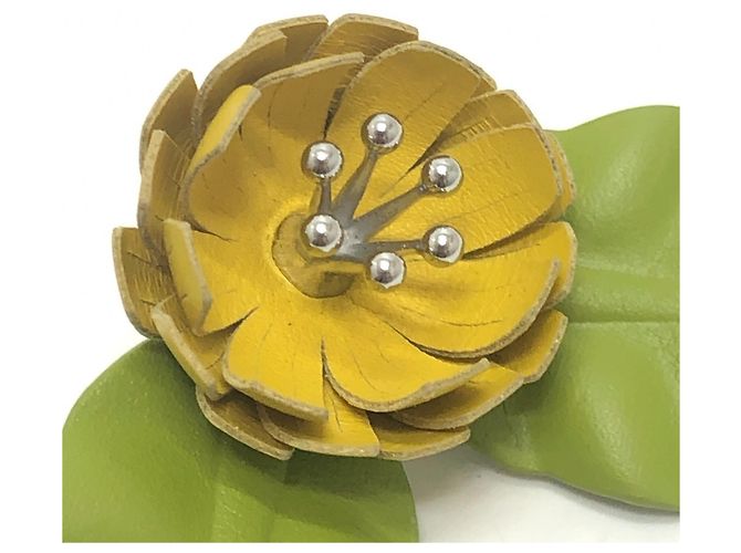 Spilla a fiore Loewe Primavera/Estate 2026 Verde Giallo - vista 4