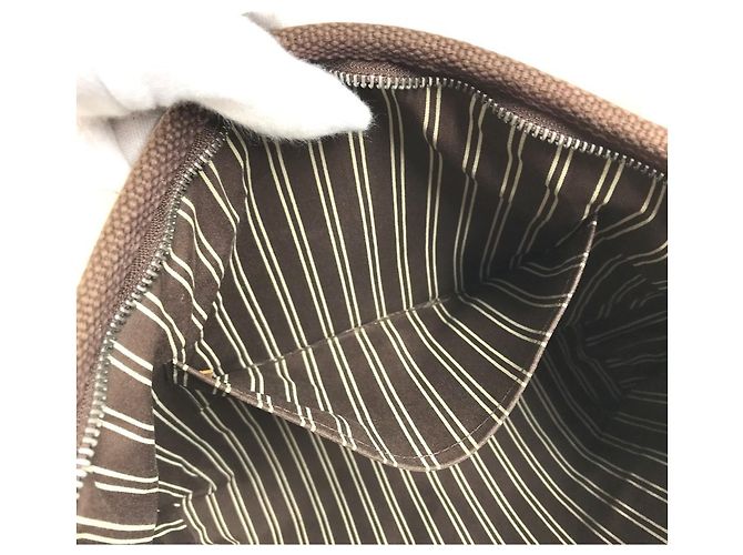 Borsa Louis Vuitton Antigua Cabas MM Marrone - vista 12